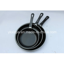 Utensílios de cozinha 20, 26, 30 centímetros de aço carbono Fry Pan Set